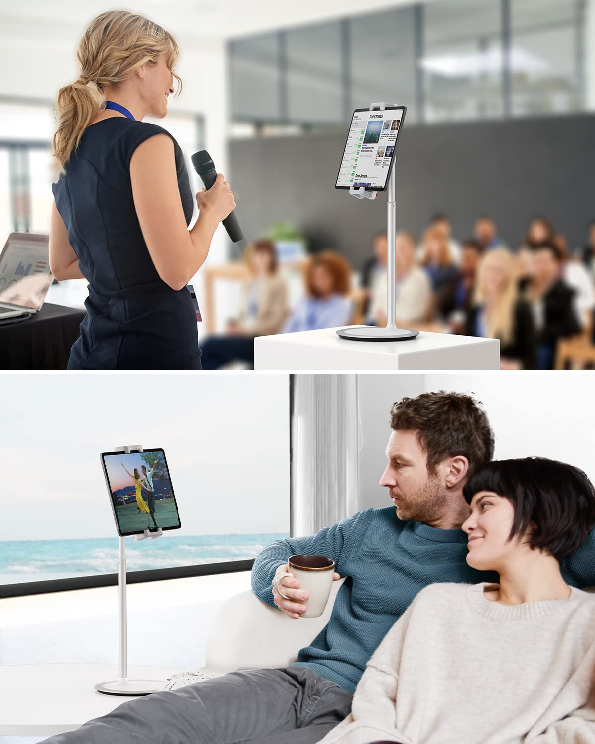 SAIJI Tablet Stand Holder + Laptop Bed Tray Table