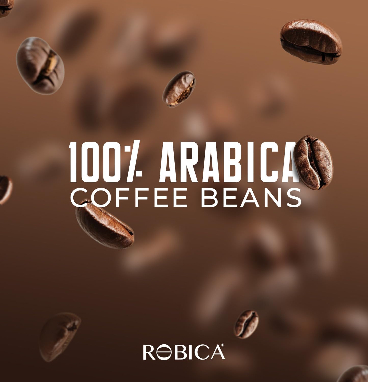 Robica Dolce Mocha Coffee Capsules, 100% Arabica Organic Ground Coffee, Single Serve Medium Roasted Coffee Pods Compatible with Dolce Gusto Machine for Brewing, 10 Capsules