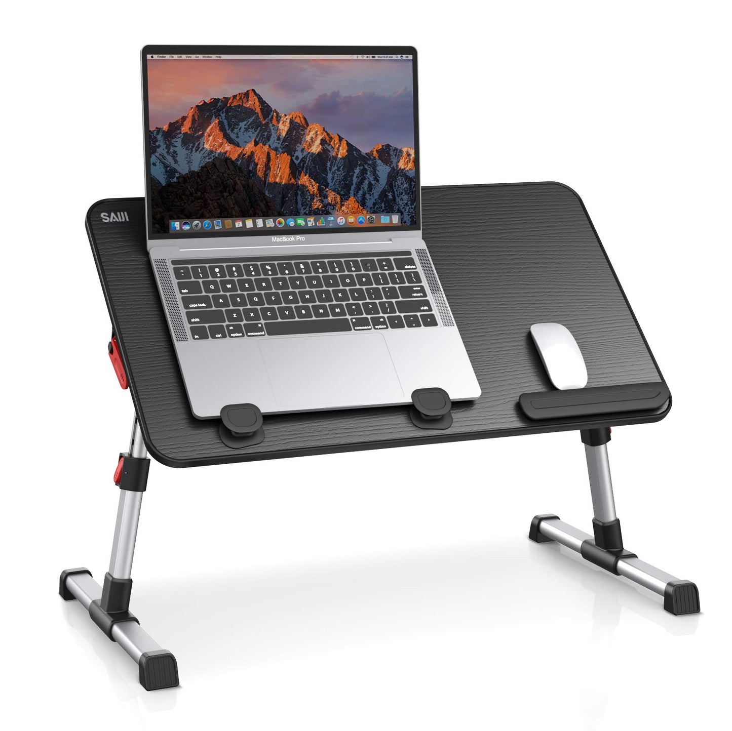 SAIJI Breathable Lap Desk for Laptop + Laptop Desk Table