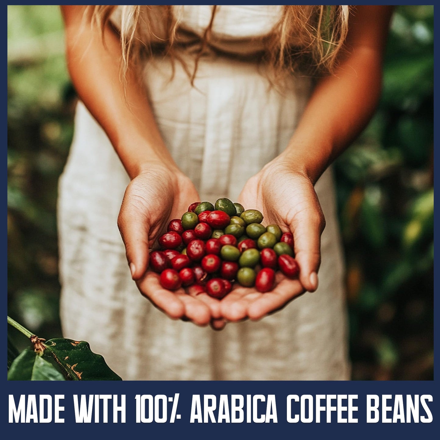 Robica Blend Coffee Capsules - 100% Arabica Coffee Beans Medium Roast, Single-Serve Coffee Capsules, Compatible with Nescafe Dolci Gusto Machines, 10 Aluminum Capsules