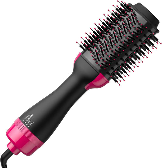 Hair Dryer Brush Blow Dryer Brush in One 4-in-1 Styling Tools Hair Dryer and Styler Volumizer Hot Air Brush for Drying Straightening Curling