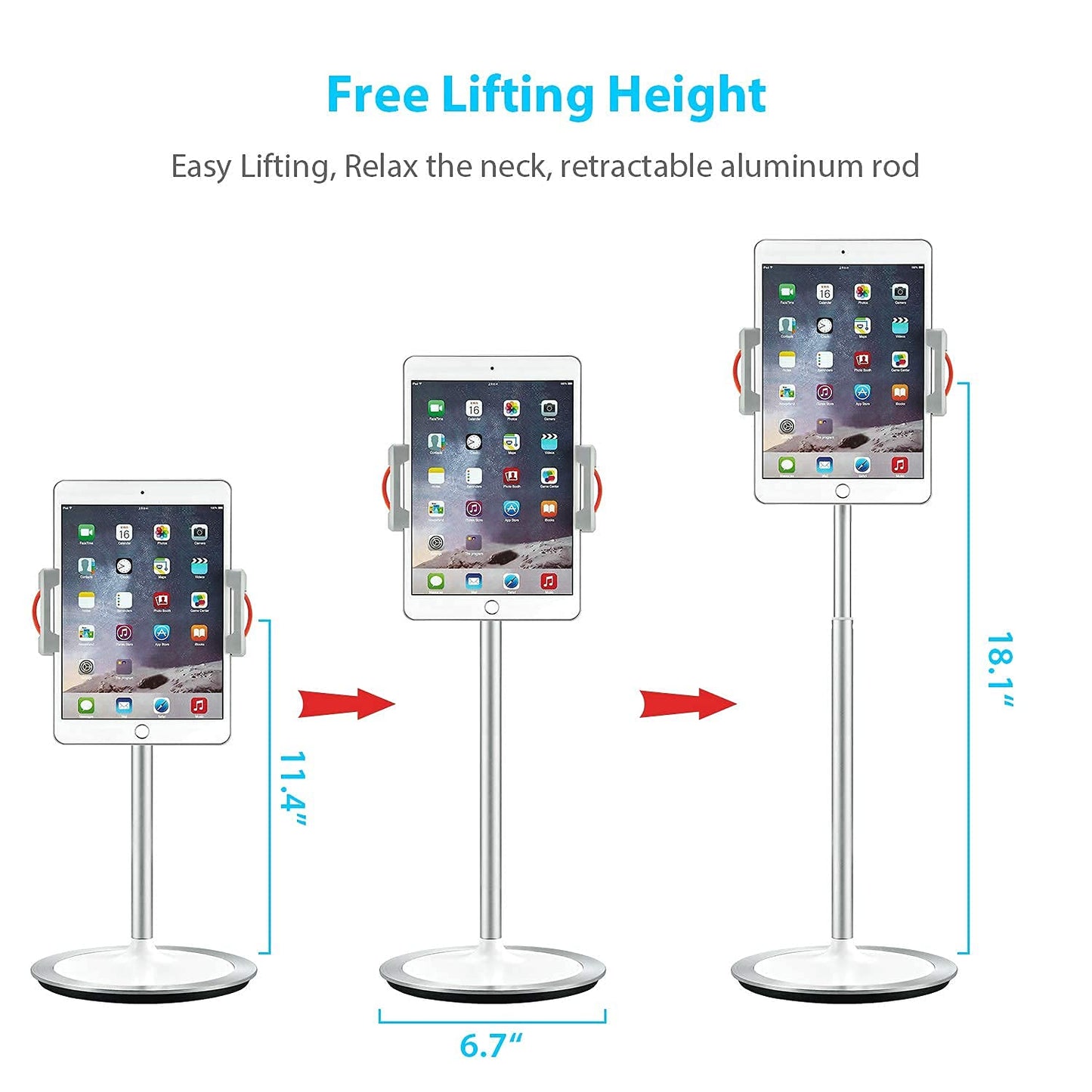 Laptop Bed Tray Desk, SAIJI Adjustable Laptop Stand for Bed,Foldable Laptop Table(Gray, X-Large)&Tablet Ipad Stand Holder, SAIJI Adjustable Phone Stand(Sliver)