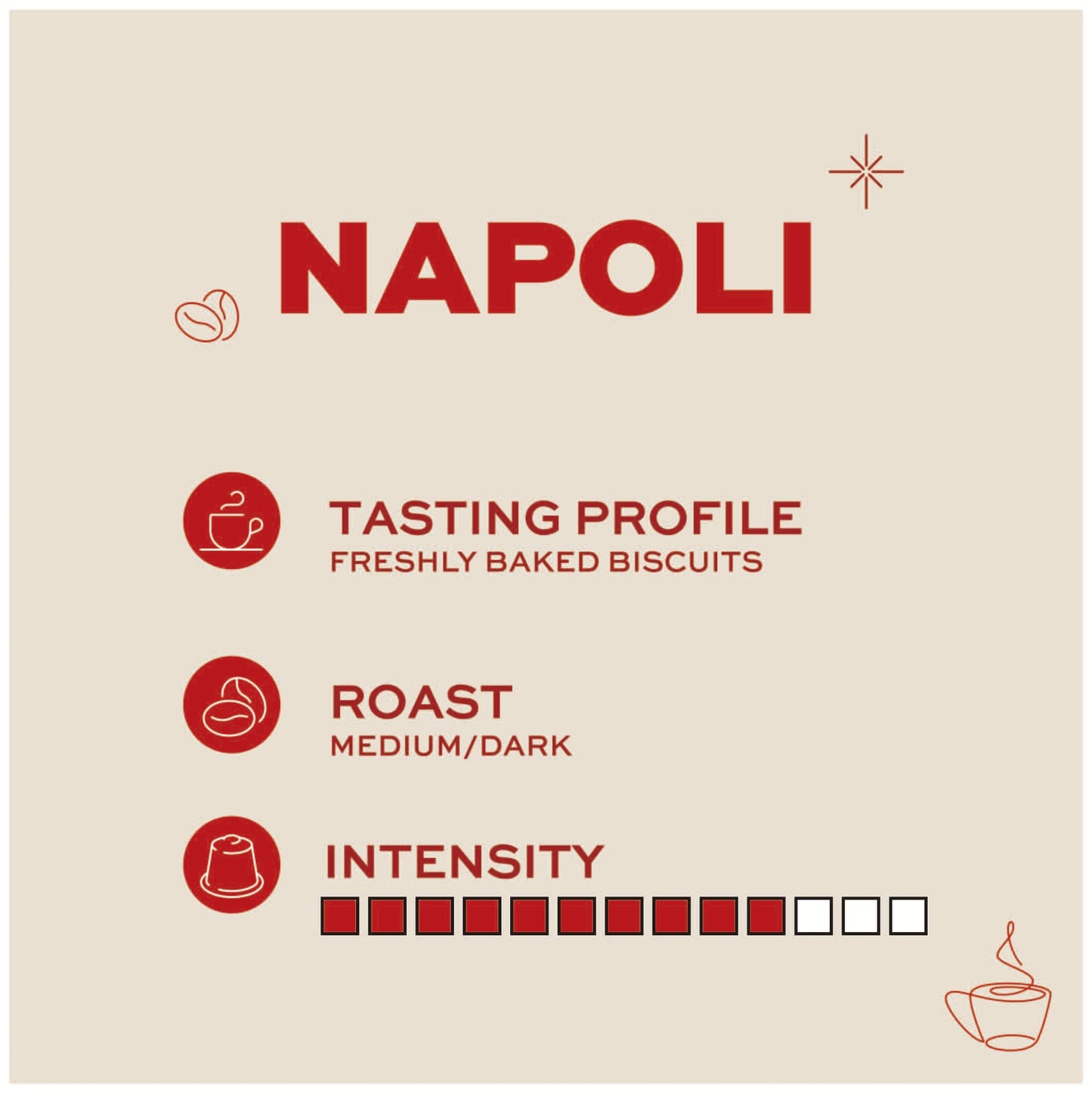 Kimbo Barista Napoli Espresso Aluminium Capsules, Nespresso Compatible, Smooth and Rich Italian Espresso, Medium Dark Roast, 10 Count