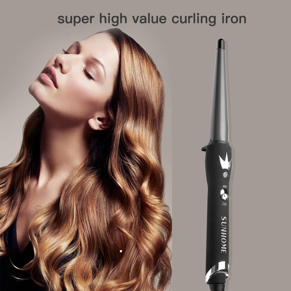 Vertebral Tube Curling Iron with instant heat technology for fast styling. Designed to create beautiful, long-lasting curls effortlessly, perfect for all hair types. Stylish and easy to use for a smooth, frizz-free finish.