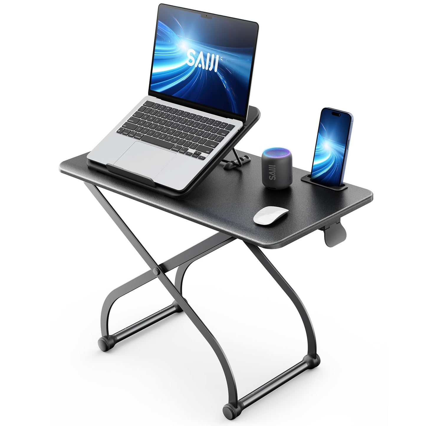 SAIJI Standing Desk Converter + Bed Table