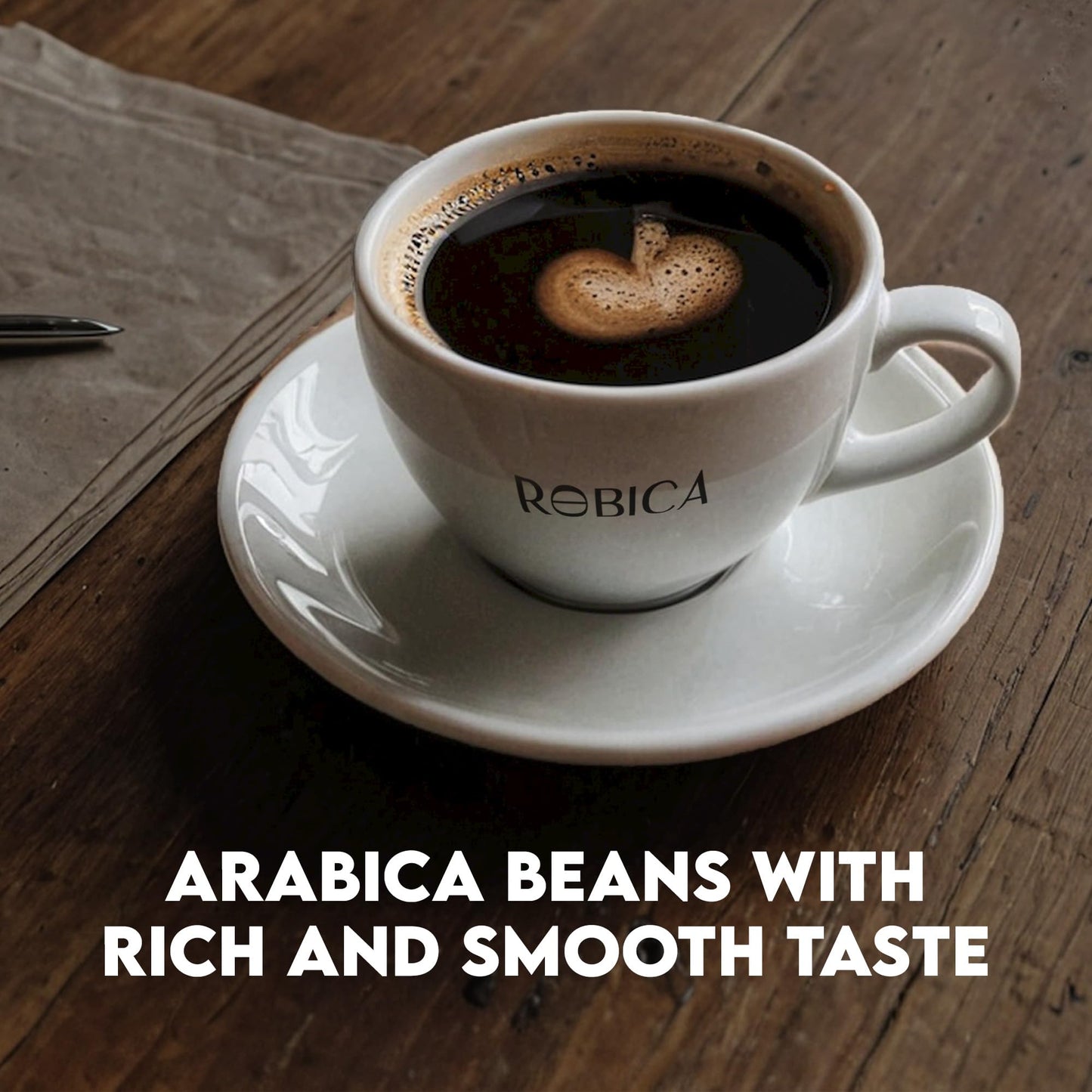 Robica American Classic Ground Coffee - Smooth and Rich Flavored 100% Arabica Coffee Beans, Medium Roast American Coffee Ground, 250 Gram