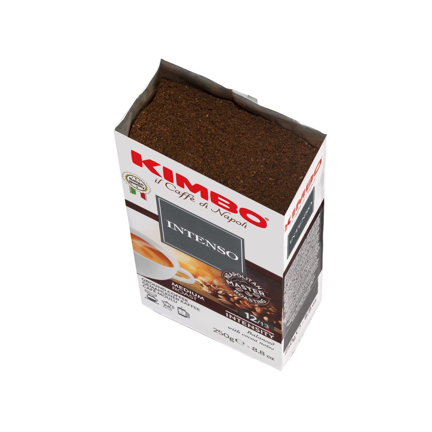 Kimbo Aroma Intenso medium roast ground coffee 250g - Italy