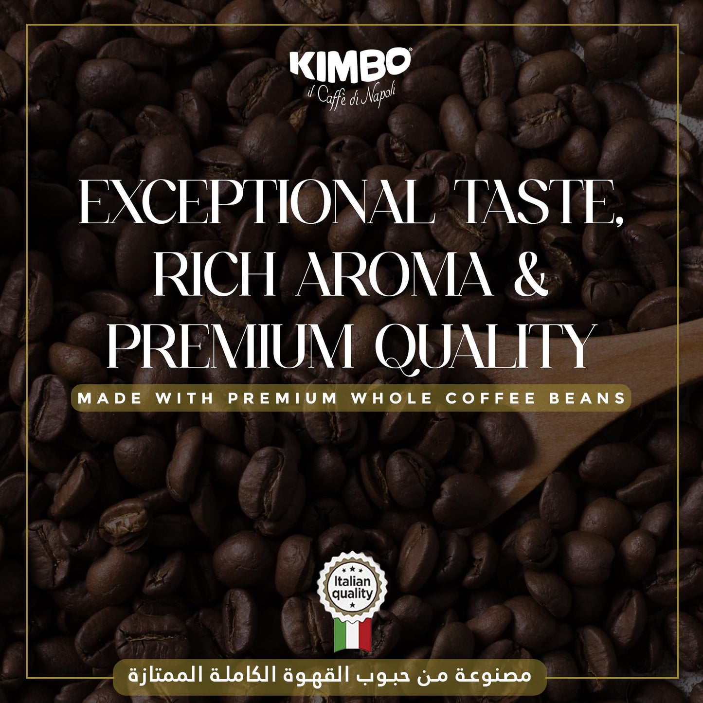 KIMBO EXTRA CREAM medium roast Coffee beans 1kg - Italy