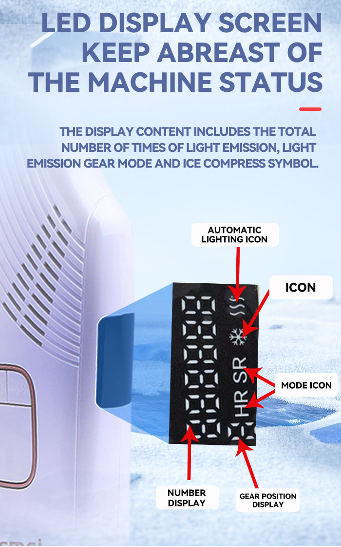 Laser Hair Removal for Women and Men Permanent Ipl Hair Removal Device with 999 900 Flashes 9 Energy Levels Hair Removal Tool for Facial Legs Arms Whole Body